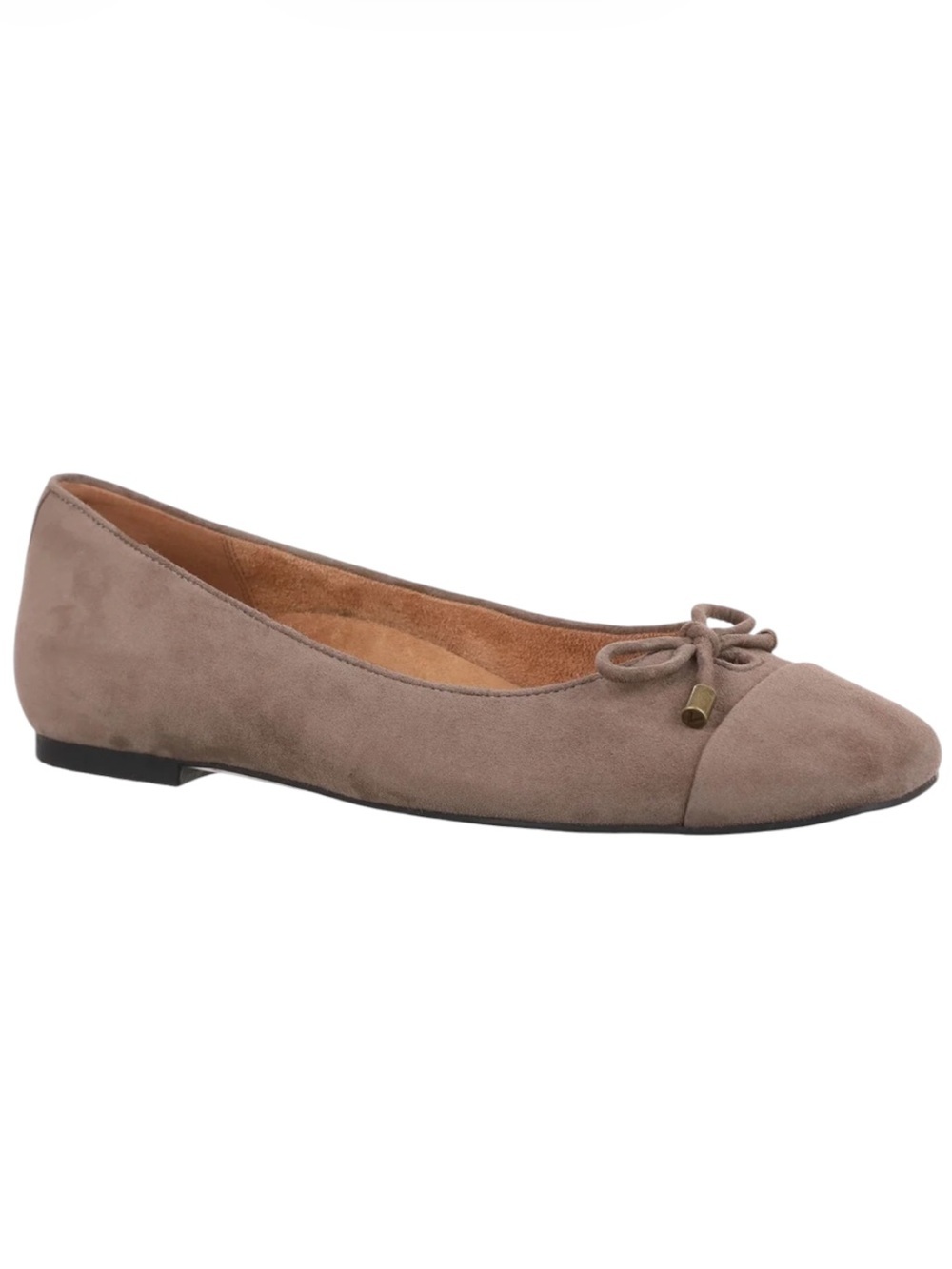 Vionic Klara Skimmers Ballet Flats Driftwood Suede Size 6 NEW